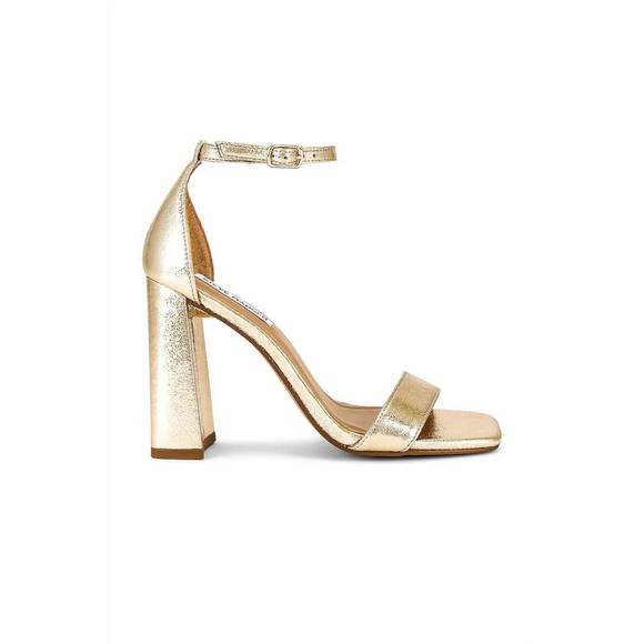 NEW STEVE MADDEN tiaa heel in gold - Picture 1 of 4
